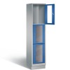 CLASSIC Locker with transparent doors (3 wide compartments)